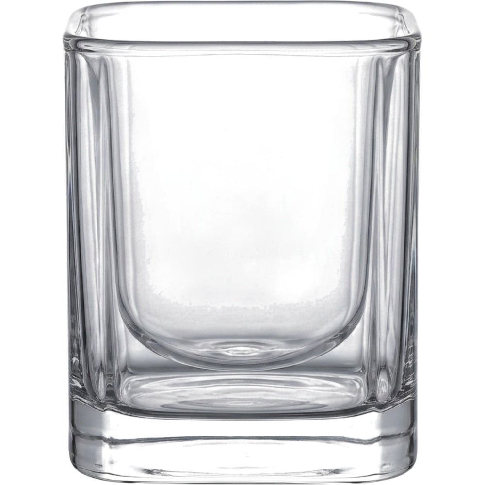 Zmkvn Nine Ounce Square Outer Double Wall Borosilicate Tumbler Clear - Product view