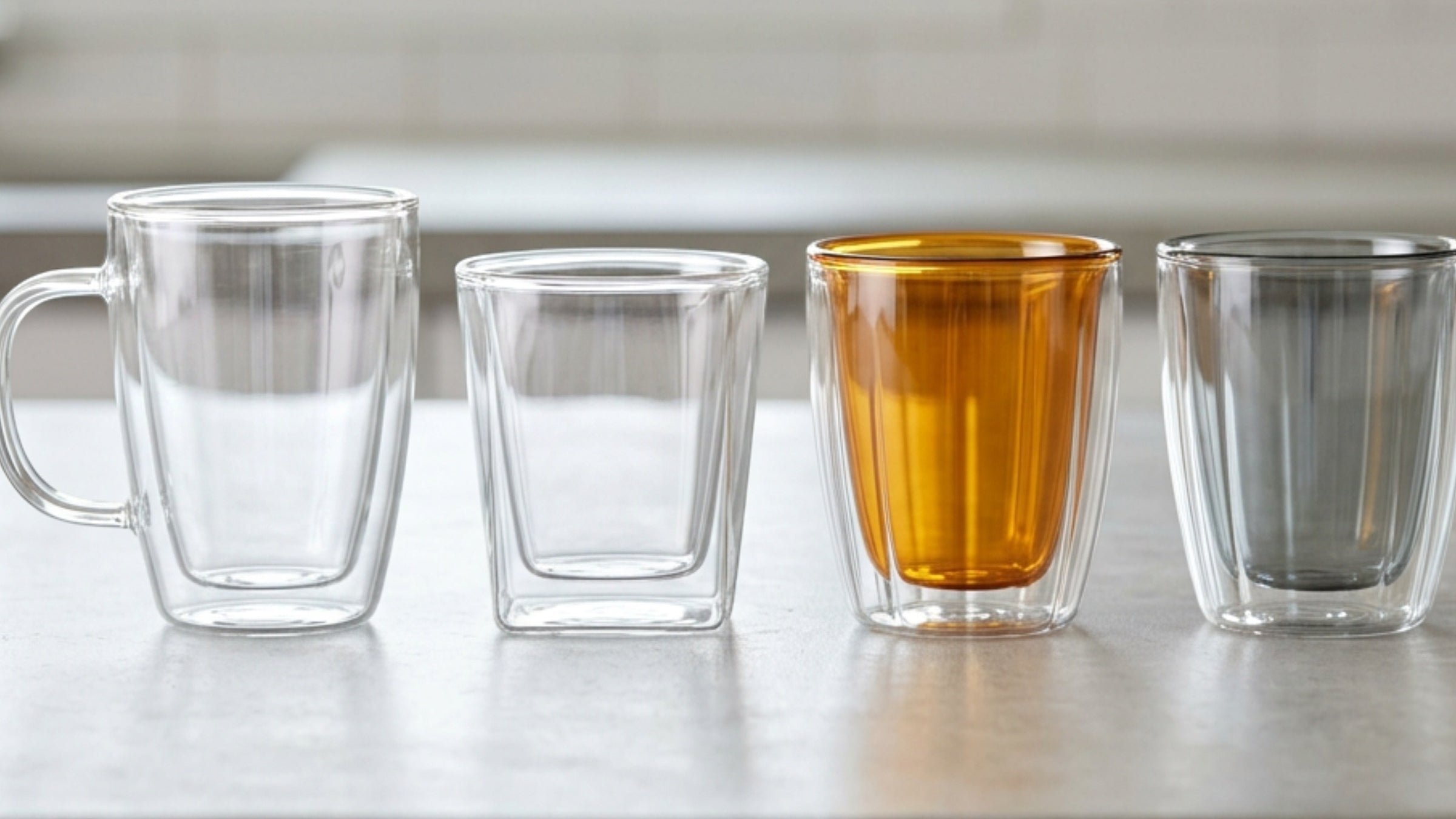 Zmkvn Double-Wall Borosilicate Glass Cups